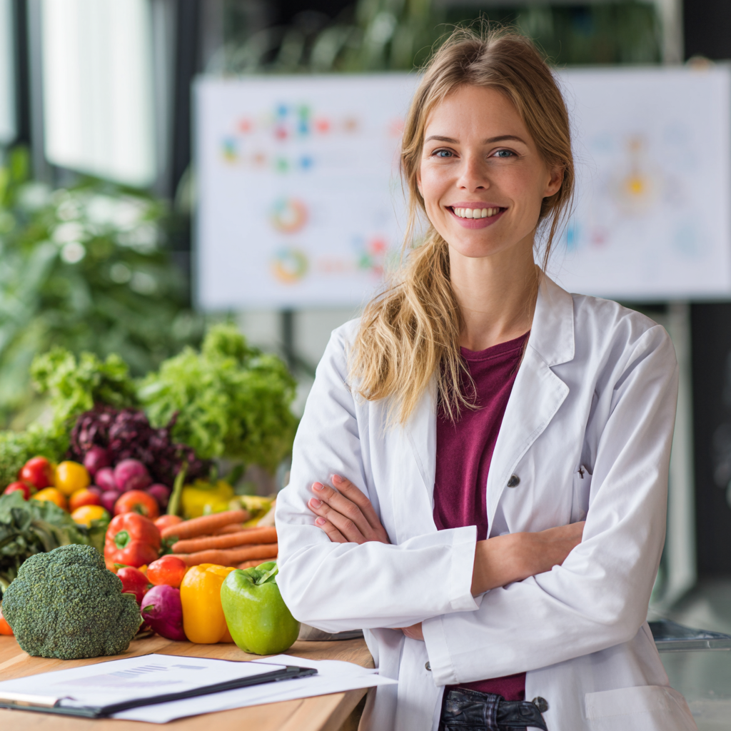 Relaxált európai nő pohár vízzel természetes fényben, realisztikus stílus